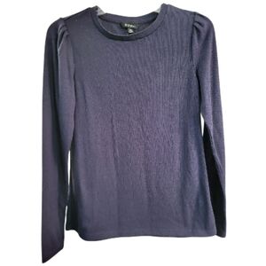 Well Worn Women's Elegant Navy Lightweight Knit Long Sleeve Sweater - Size XS